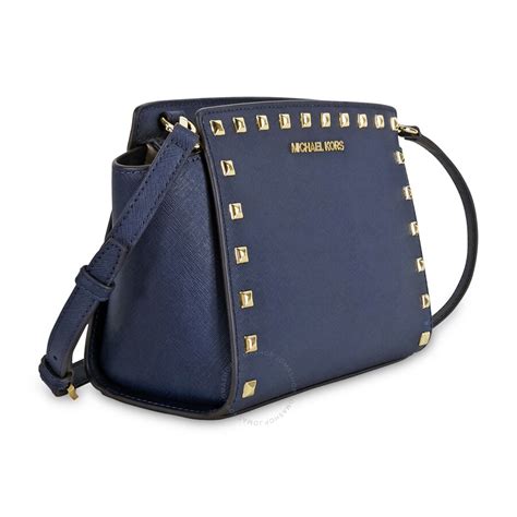 michael kors selma bag medium navy|Michael Kors selma medium.